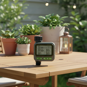Sistema de Temporizador Digital Programável para Irrigação de Jardim com Mangueira, Temporizador de Água para Mangueira de Aspersão Externa com Atraso de Chuva - Product Image 6