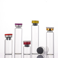 Vente en gros de flacons médicaux en verre vides pour injection, 5 ml, 8 ml, 10 ml, 15 ml, pour médicaments liquides et sérums
