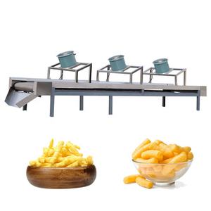 Línea de producción de cereales de desayuno flexibles de maíz, copos de maíz amarillos crujientes extruidos, maquinaria de extrusión y secado - Product Image 3