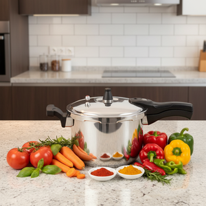 סט כלי בישול נירוסטה נון-סטיק, סיר לחץ אוטוקלבי - Product Image 3