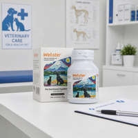 Complément de lactoferrine Webster OEM, Comprimés de colostrum en marque blanche en gros, Vente en gros pour usines d'articles pour animaux de compagnie, MOQ