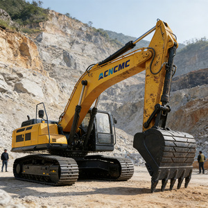 Excavatrice sur chenilles hydraulique CNCMC TE350 de 35 tonnes, moteur de 241 kW, profondeur de creusement de 6536 mm, moteur robuste, puissance fiable - Product Image 1