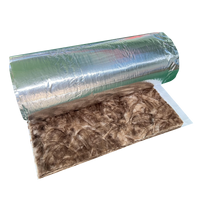 R1.3 Isolation thermique à chaud, isolation en aluminium avec revêtement en feuille d'aluminium pour rouleaux de laine de verre ECO australienne