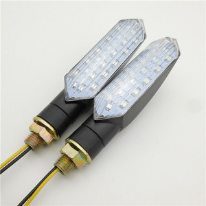 Feu de <span class=keywords><strong>clignotant</strong></span> <span class=keywords><strong>séquentiel</strong></span> pour <span class=keywords><strong>moto</strong></span> E24, 16 LED, <span class=keywords><strong>clignotant</strong></span> arrière, indicateur de position, flux d'eau, mini 12V ABS+PC E Mark - Product Image 1