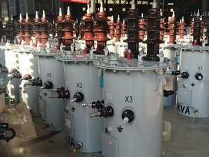 Transformador de Potencia Monofásico Premium, 10KV 11KV, Forma Redonda, Sellado en Aceite, Baja Pérdida, Transformador Eléctrico para Exteriores - Product Image 4