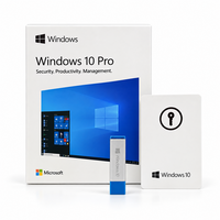 Clé de licence d'activation en ligne pour Windows 10 Pro Professional USB Full Box avec garantie de 6 mois, version anglaise globale