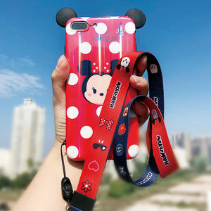 Cordón de tela para teléfono móvil, Cordón de cuello, cadena larga y corta para teléfono móvil, colgante, cadena colgante, llavero de dibujos animados - Product Image 3