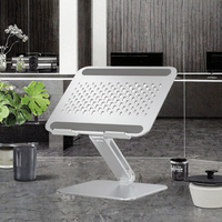 Support d'ordinateur portable rotatif réglable en alliage d'aluminium, rehausseur de bureau pour ordinateur