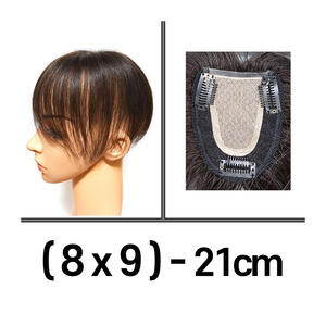 Cosmo in Korea - Pelucas Coreanas Premium (8x9) de Cabello Humano Natural Liso Remy de 8 Pulgadas, Peluca Completa de Encaje para Mujer - Product Image 2