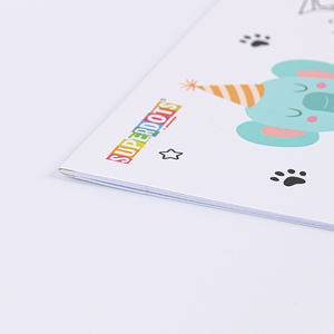 Mini özelleştirilebilir hayvan renkli kitap okuyucu karikatür desen kağıt çizim boyama Graffiti çocuk tanıma boyama kitabı - Product Image 5