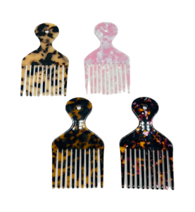 Peigne à cheveux en acétate de Design coréen, brosse pour coiffure colorée, outils Afro, 1 pièce - Product Image 2