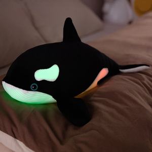 Jouets <span class=keywords><strong>requin</strong></span> baleine peluche led logo personnalisé jouets <span class=keywords><strong>requin</strong></span> animal marin doux et <span class=keywords><strong>lumineux</strong></span> pour enfants - Product Image 2