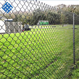 سياج ربط سلسلة المبارزة المغلفة والمحفزة من كلوريد البولي فينيل لكرة القدم والكرة السلة سياج رياضي مع الملحقات - Product Image 4