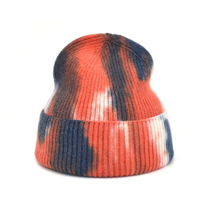 Số Lượng Lớn Tùy Chỉnh Ấm Áp Unisex Tất Cả Các Hơn In 100% Polyester Ripped Knit Beanie Hat Người Đàn Ông Phụ Nữ Thời Trang Giản Dị - Product Image 6
