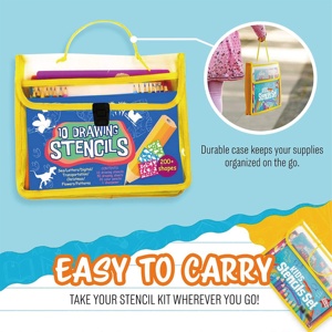 Kustom stensil alfabet desain Template stensil Anda sendiri PP lukisan plastik Kit pendidikan menggambar Set untuk anak-anak - Product Image 3