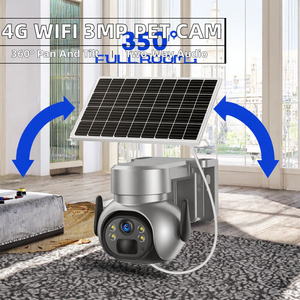 <strong>4G</strong> WIFI 3MP Robot Pet Teasing Monitoring Car Two-way Audio Wireless Intelligent <strong>Camera</strong> 360 High-definition Built-in Mic CMOS - Product Image 2