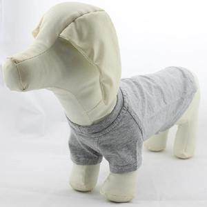 Vêtements en coton pour petits et grands chiens SongshanToys, t-shirt uni personnalisé avec logo, vêtements de luxe pour animaux de compagnie pour bouledogue français, <span class=keywords><strong>teckel</strong></span> - Product Image 2
