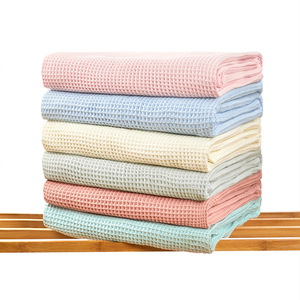 Couverture Bébé en Coton Gaufré Personnalisable et Couverture de Sieste pour Bébés de 1 à 4 Ans Marque OEM - Product Image 1