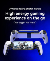 Manette de jeu extensible D9 Game Racing Portal pour téléphone portable BSP D9 Gamepad pour Android/iOS/PS3/PS4/switch/Pc Contrôleur sans fil