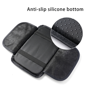 Reposabrazos de Cuero para Coche Marcan, Caja de Almacenamiento Acolchada con Espuma Viscoelástica, Negro, Beige, Rojo, Cubierta para Consola Central de Coche con Bolsillos Laterales - Product Image 6