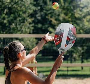 <span class=keywords><strong>Pala</strong></span> de Tenis de Playa Ultraligera de 330g y 22mm, de Fibra de Carbono, Forma de Lágrima, Núcleo de EVA con Memoria, para Adultos, Nivel Intermedio y Avanzado - Product Image 2