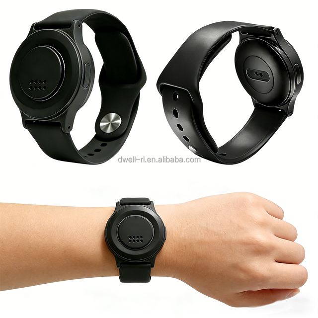 Vibration Alert Wristband Beacon Security Panic Alarm with SOS Call and GPS Location Sharing for Elderly Women