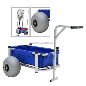 Carrello da pesca multifunzione con struttura in acciaio leggero per campeggio all'aperto carrello da pesca facile da usare per la vendita - Product Image 4