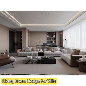 Personnalisation complète de la maison américaine, design d'intérieur de luxe, style moderne, services de conception d'intérieur en 3D pour villa - Product Image 2