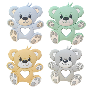 Mềm mại và kết cấu gấu trúc <span class=keywords><strong>Silicone</strong></span> <span class=keywords><strong>Teether</strong></span> trẻ sơ sinh nhai đồ chơi cho 6-12 tháng nhẹ nhàng cứu trợ cho đau nướu răng bé teethers - Product Image 6