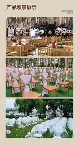 Sillas Chiavari Apilables Modernas para Banquetes, con Marco de Metal Dorado, para Bodas, Fiestas, Eventos, Hoteles, <span class=keywords><strong>Venta</strong></span> al Por Mayor y Alquiler - Product Image 6