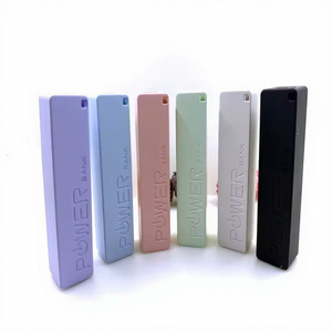 Custom Logo Small Pocket Ultra Slim Mobile Type C Powerbank Usb Portable Charger Battery Pack 2600mah Mini Power Bank for Phone