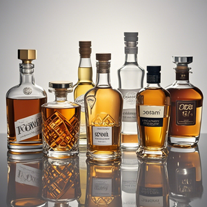 Botellas de whisky vodka Gin de cristal personalizables para licores de marca propia - Product Image 2