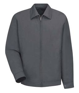 Custom Men's Plus sized Zip-Up Bomber Work <b>Jacket</b> Breathable Canvas Vintage Streetwear Casual Flight Style workwear <b>Jacket</b> - Product Image 2