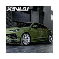XINLCustom roues forgées concaves profondes personnalisées 5x114.3 roue de voiture de tourisme argentée légère de haute qualité pour Benz Adui