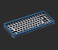 Clavier en aluminium anodisé sablé aux couleurs Cuspurplerious, couleur or, pour prototype de bijoux et bagues, usinage CNC
