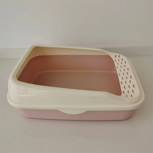 Caja de arena para mascotas de gran capacidad, bandejas para gatos, <span class=keywords><strong>arenero</strong></span> de plástico de alta calidad, venta al por mayor de fábrica - Product Image 4