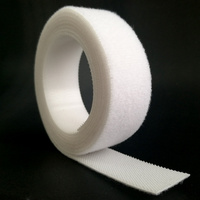 Attaches de câble réutilisables en tissu souple de couleur dos à dos, crochet et boucle d'injection