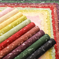 Papier texturé fait main, papier d'emballage coréen de luxe pour fleurs, papier pour bouquets de fleuristes, emballage pour fleurs fraîches