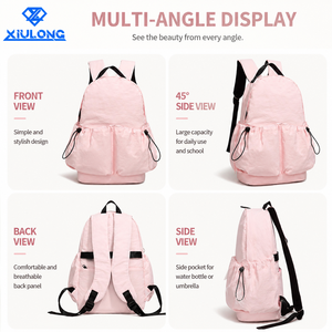 Mochila Escolar Antirrobo para Niñas, Diseño Estético, Ligera, con Múltiples Bolsillos, para Uso Diario, para Estudiantes, 2026, MOQ Bajo - Product Image 4