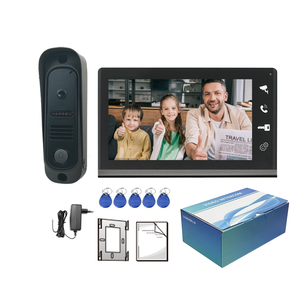 Prezzo di fabbrica 7 pollici Video campanello sistema in metallo all'aperto stazione porta telefono 4 filo appartamento Video citofono per la sicurezza domestica - Product Image 1