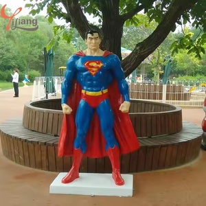 Escultura de Superhéroe a Medida a Gran Escala, Figura de Acción de Resina y Fibra de Vidrio de Tamaño Real, Superhéroe Clásico de Anime - Product Image 2