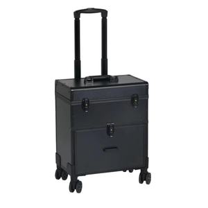 Multi Layer Large Capacity ABS Aluminum Alloy Pull Rod <b>Makeup</b> <b>Case</b> Universal Wheel Professional Follow-up <b>Makeup</b> <b>Case</b> - Product Image 2