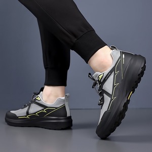 Chaussures de randonnée et d'escalade pour hommes à semelles souples pour l'extérieur, collection Printemps 2026 – Chaussures décontractées tendance à enfiler, semelles épaisses, chaussures de sport à la mode - Product Image 4