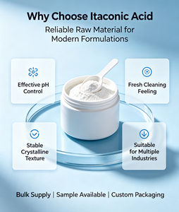 Monomères polymères biodégradables, adaptés aux nouveaux matériaux écologiques, acide itaconique - Product Image 6