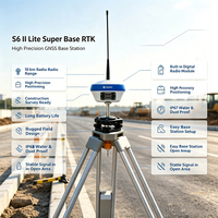 Estación Base de Radio Interna Stonex S6II Lite RTK 5W, Receptor GNSS de Alta Precisión RTK S30 Pro con Software Surpad