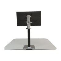 Support mural pour écran d'ordinateur de 17 à 32 pouces, bras de moniteur à ressort à gaz avec bras flexible, support pour tablette pour l'école
