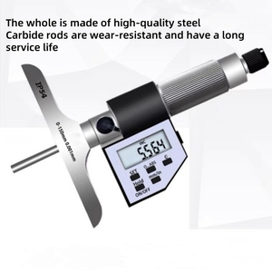 QLR Groothandel Elektronische Dieptemeter Dieptemikrometer Rusland Markt Hot Selling 0-150MM Dieptemeter <span class=keywords><strong>Micrometers</strong></span> - Product Image 1