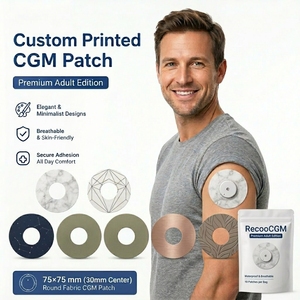 Patchs CGM OEM CE/ISO à adhérence forte (14 jours), autocollants de surveillance du glucose respectueux de la peau, surpatchs - Product Image 1