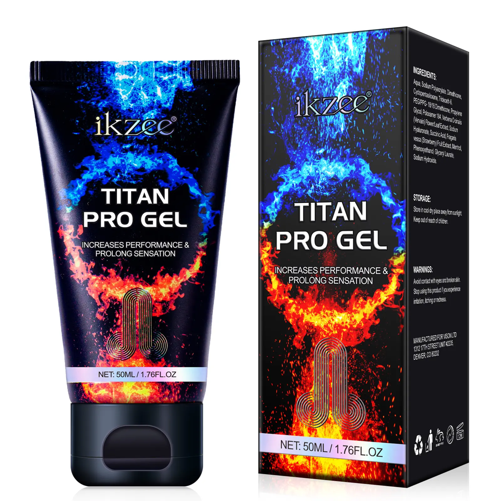 Wholesale Titan Gel Order Online Gold Original Male Enlargement Private Label Penis Enlargement Massage Cream Titan Gel For Men