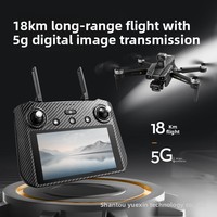 AE86 + Transmission d'images numériques Écran tactile Évitement d'obstacles Photographie aérienne professionnelle HD Drone GPS Télécommande 1